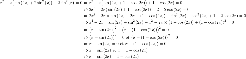 Equation et trigonométrie: Gif